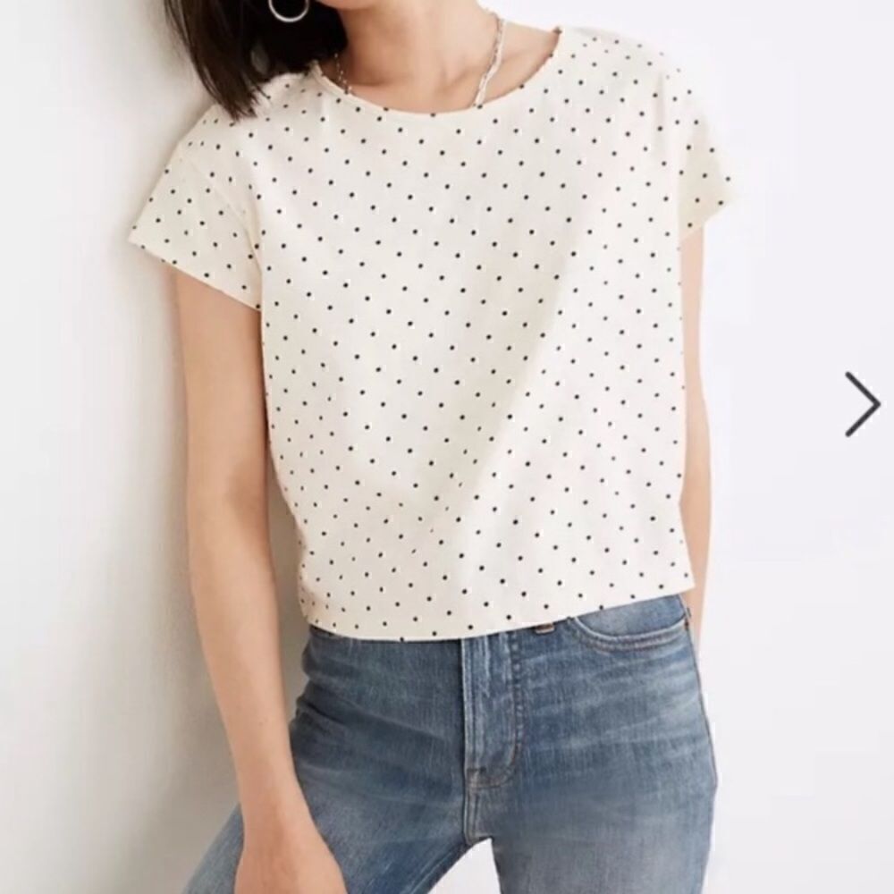 Madewell Polka Dot Top